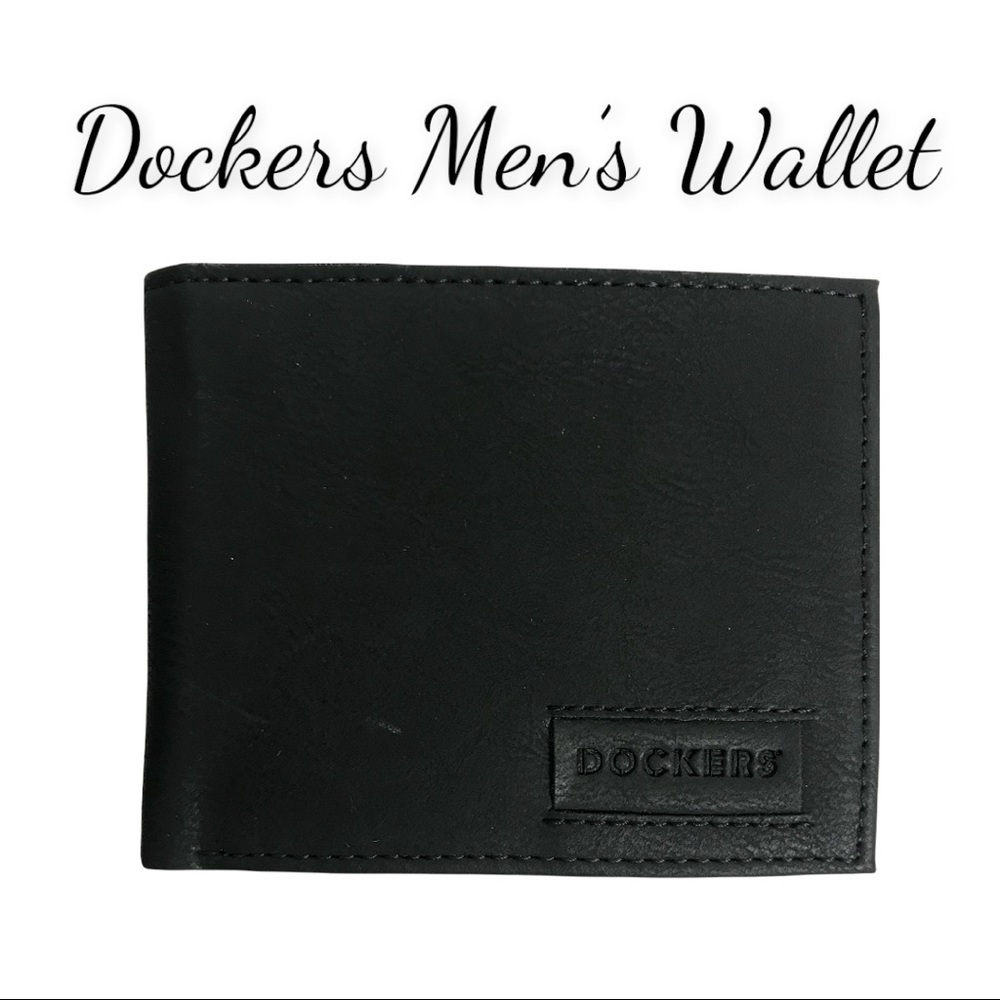 NWOT Dockers Men’s Black Bi-Fold Wallet